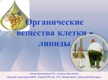 Презентация по биологии Органические вещества клетки - липиды