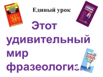 Презентация по русскому языкуФразеологизмы