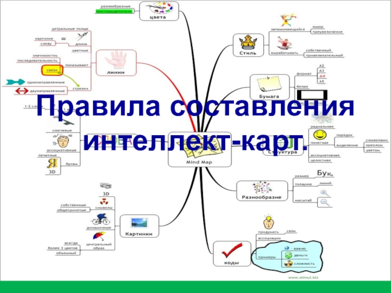 Правила составления интеллект-карт.