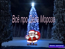 Презентация к классному часу Всё про Деда Мороза