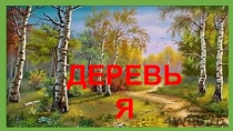 Презентация по окружающему миру на тему Деревья. Их разновидность