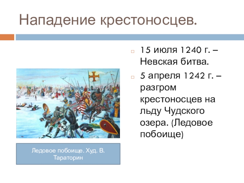 Презентация битва на чудском озере куликовская битва