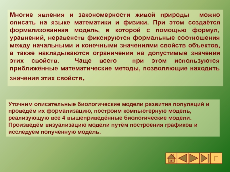 Закономерность живой природы. Биологические модели развития популяций. Моделирование развития популяции. Компьютерная модель развития популяции. Биологические модели развития популяций Информатика.