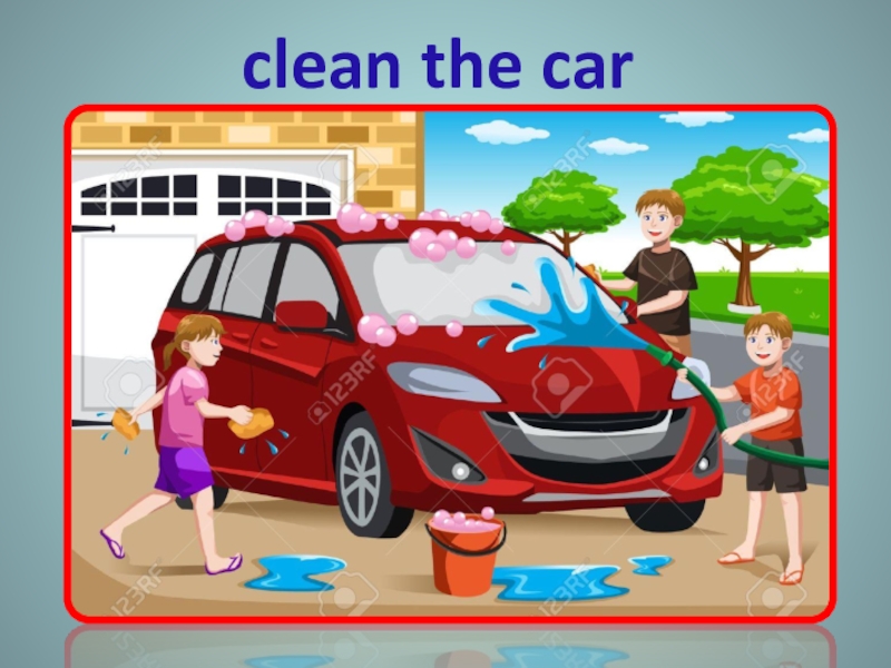 Человек моет машину рисунок. Дети моют машину. Мыть машину анимация для детей. Семья мультяшная моет машину. He clean the car
