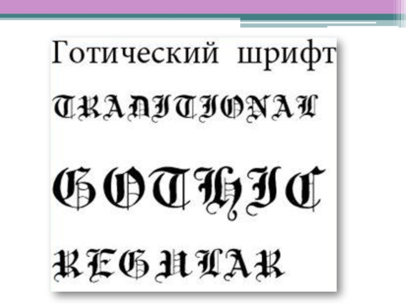 Шрифт готика. Антиква Готический шрифт. Шрифт неоготика. Готический латинский шрифт. Готический шрифт построение.