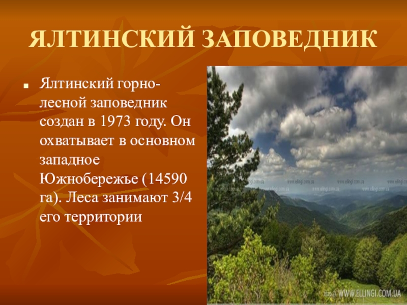 Презентация заповедники крыма для дошкольников