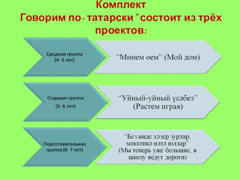 Проект говорим по татарски