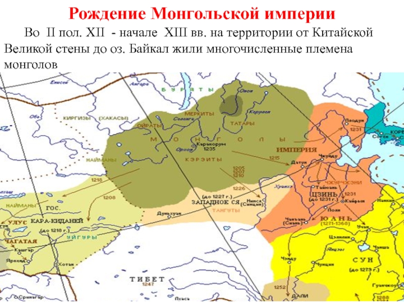 Империя монголов карта