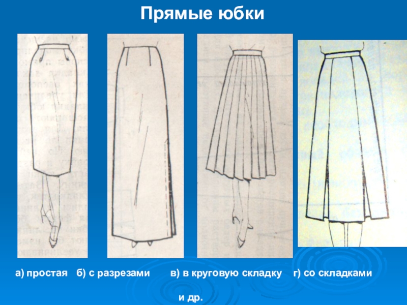 Эскиз юбки 7 класс