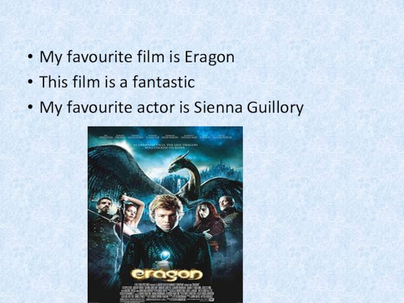 My favourite actor. My favourite film. My favourite film topic. My favourite movie topic. My favourite film 1. my favourite film is----------- (name).