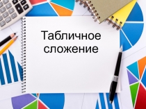 Презентация по математике на тему Табличное сложение (1 класс)