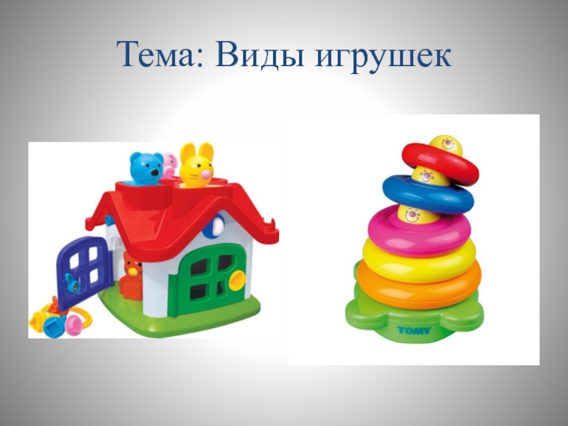 Презентация Презентация Виды игрушек в ДОУ.