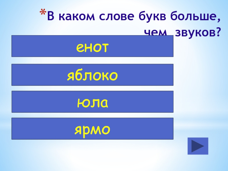 В слове дом звуков больше чем букв