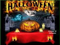 Презентация по английскому языку на тему Halloween