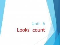 Презентация раздел 6 Looks count (New millennium english 6 класс)