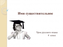 Презентация по русскому языку на тему Имя существительное (4 класс)