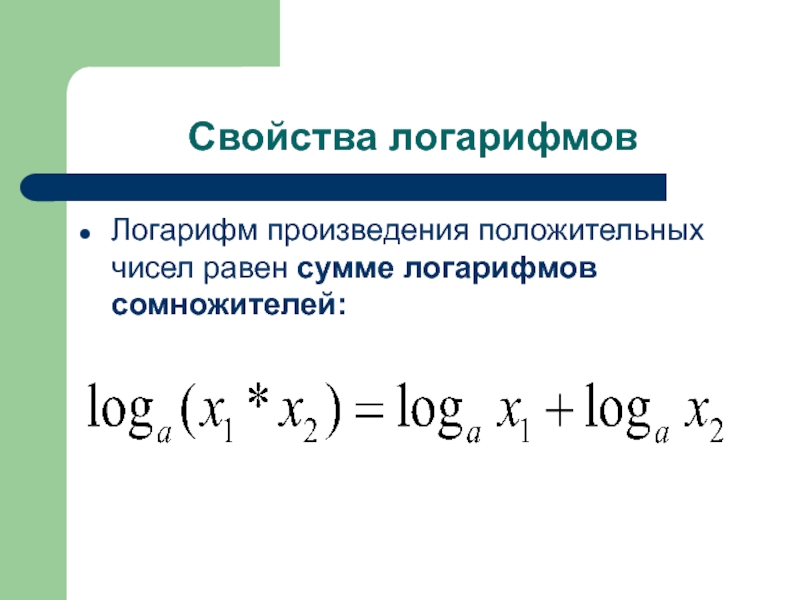 Логарифм суммы. Понятие логарифма 10 класс. Логарифм произведения равен сумме логарифмов. Свойства логарифмов сумма. Сумма лого.