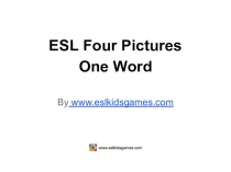 Игра для урока английского языка Four Picture One Word-2