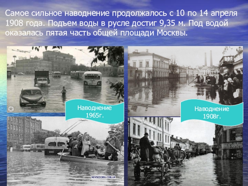Сколько длится половодье. Наводнение в Москве 1908. Московское наводнение 1908 года. Потоп в Москве 1908. Софийская набережная наводнение 1908 года.