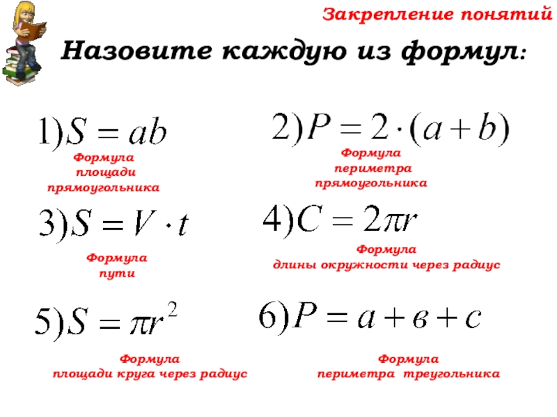 Формула периметра через окружность