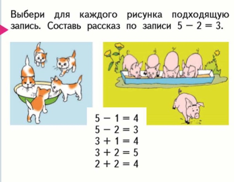 4 3 2 2 ответ 1 класс. Подбери для каждого рисунка свою запись. Выбери для каждого рисунка. Выбери для каждого рисунка свою запись. Выбери для каждого рисунка свою запись 1 класс.