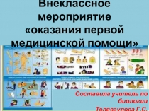 Внеклассное мероприятие по биологии на тему Первая медицинская помощь