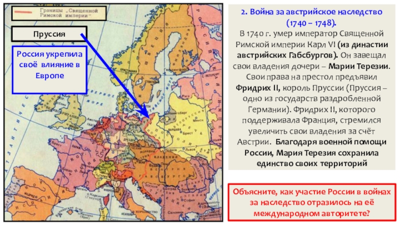 Священная римская империя в 18 веке презентация