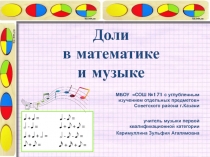 Презентация открытого бинарного урока музыки и математики