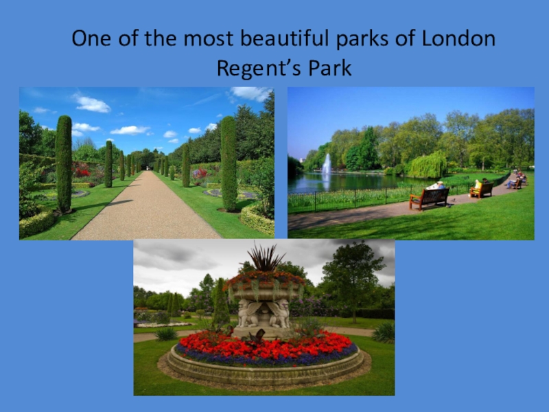 Презентация london parks