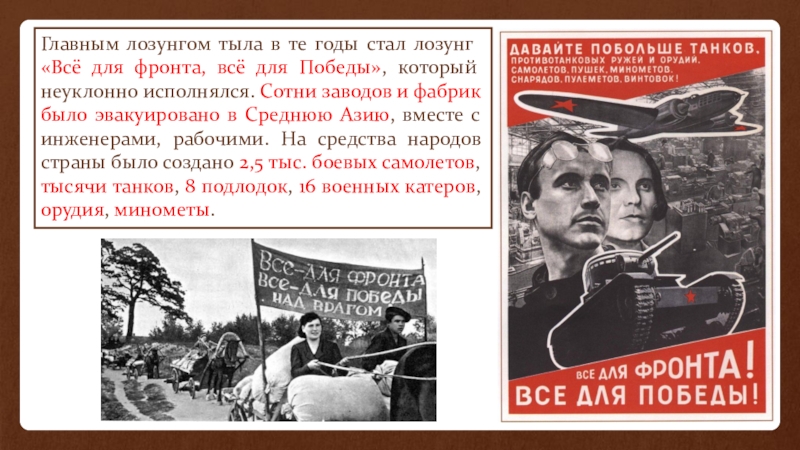 Тыл в годы войны победа над фашизмом 4 класс планета знаний презентация