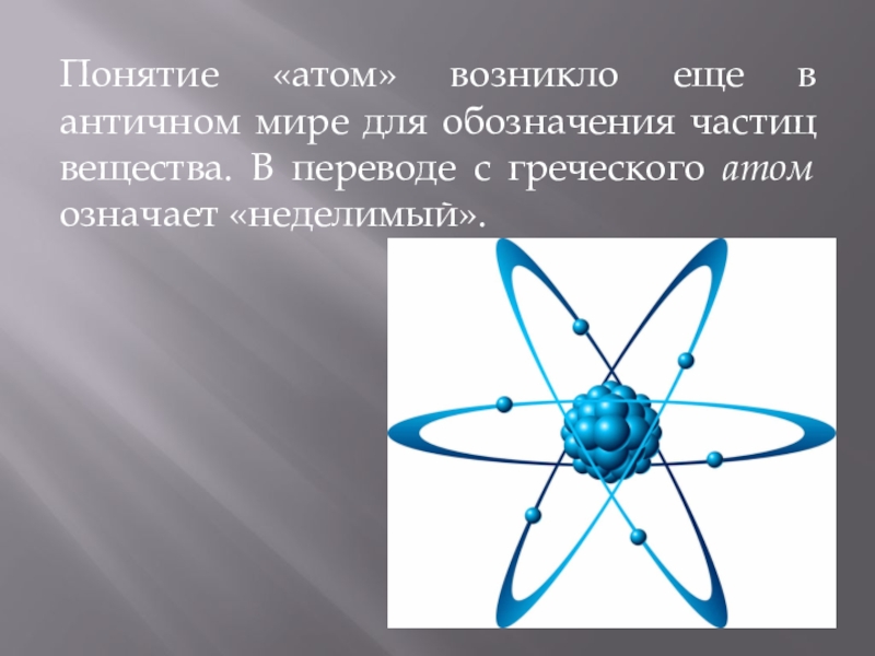 Основные сведения о строении атомов 8 класс презентация