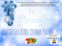 Презентация проекта на тему Креативная полка своими руками