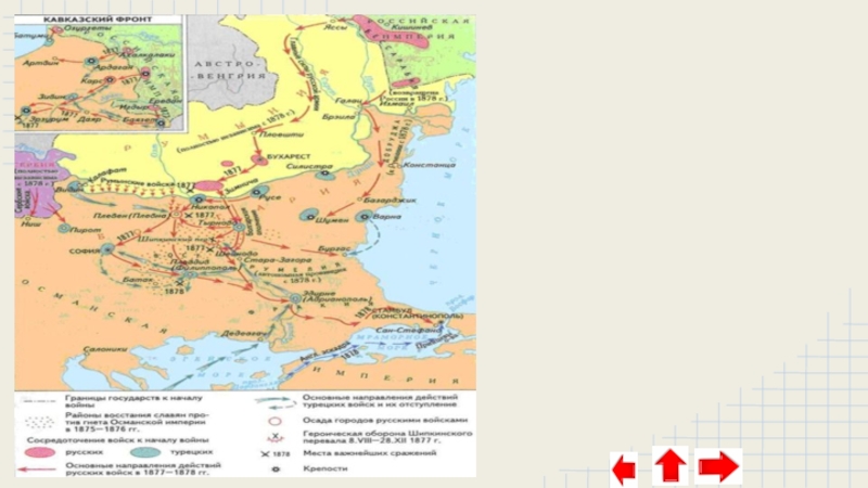 Карта русско турецкой войны 1877 1878 решу егэ