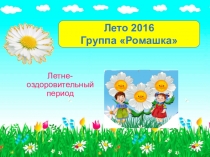 Презентация лето группы Ромашка