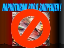 Презентация Наркотикам вход запрещен