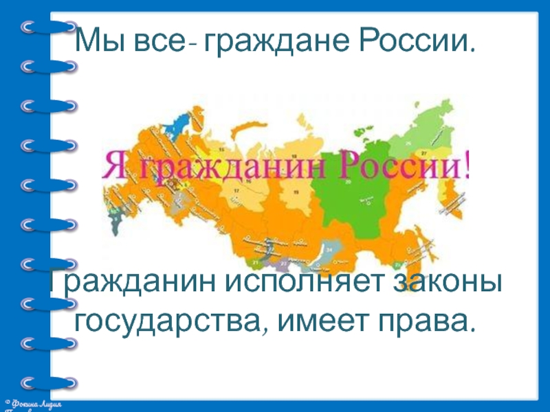 Гражданин и государство 4 класс школа 21 века презентация