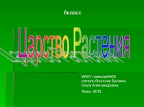 Презентация Царство Растения (6 класс)
