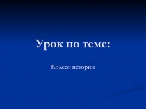 Презентация для выпускного в 4 классе Колесо истории