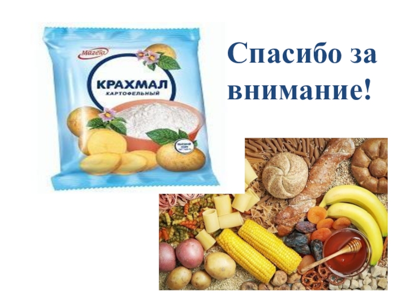 Проект крахмал в продуктах питания