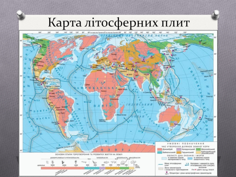 Карта літосферних плит