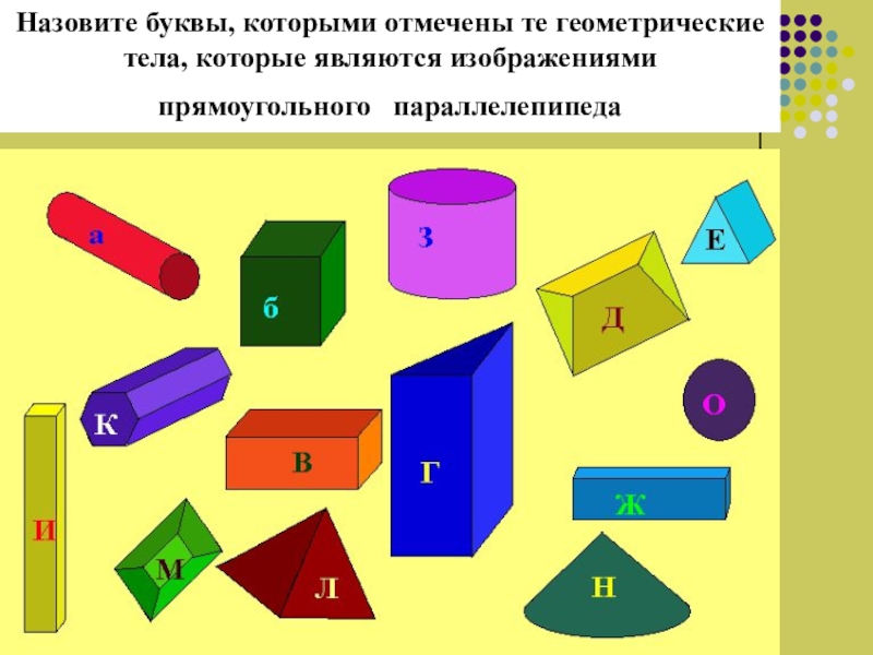 Проект параллелепипед 5 класс