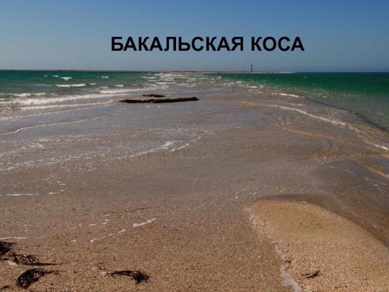 Коса бакальская крым карта