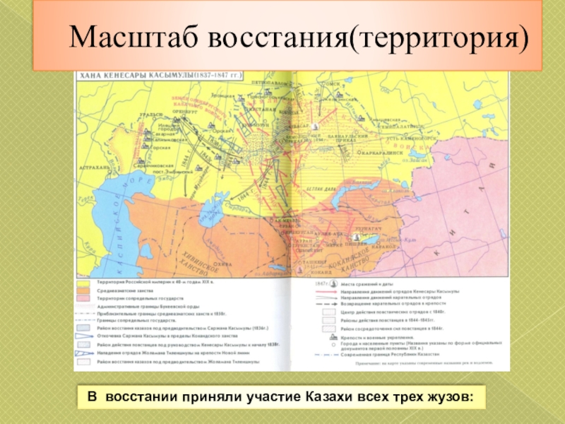 Презентация восстание кенесары касымова