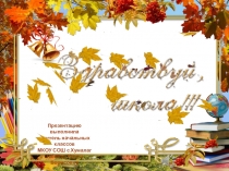 Презентация Первый раз в первый класс