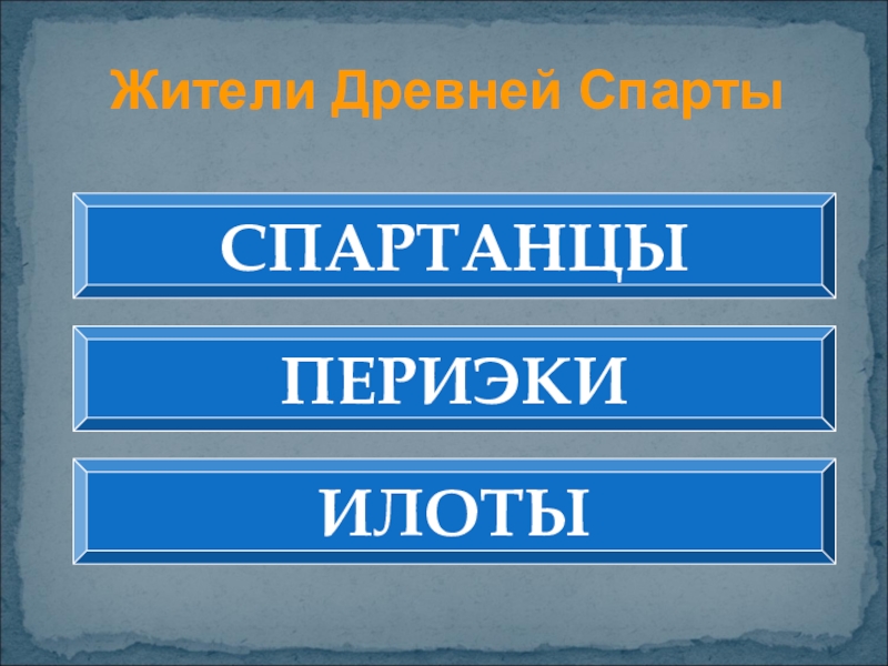 Презентация 5 класс древняя спарта 5 класс