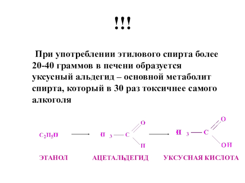 Презентация на тему этиловый спирт