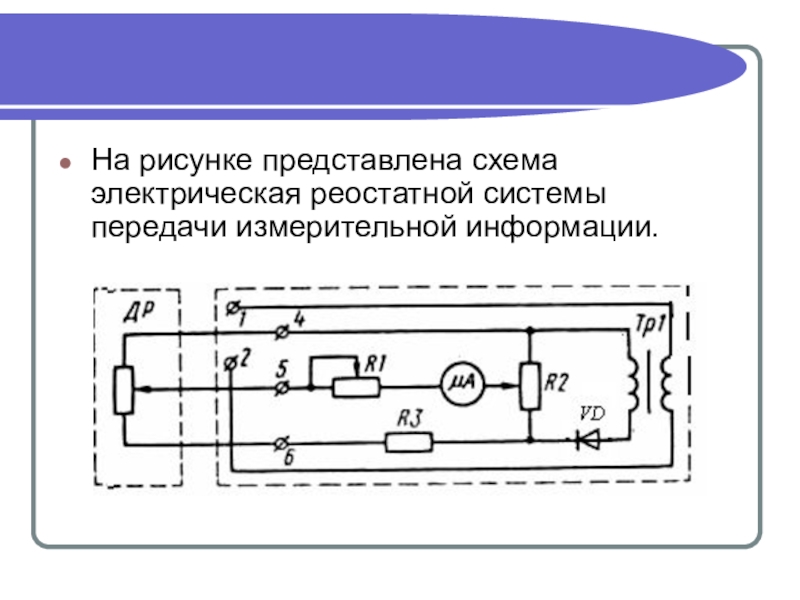 На рисунке представлена схема