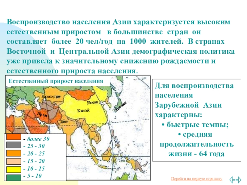 Население и хозяйство азии. Тип воспроизводства населения зарубежной Азии. Воспроизводство населения зарубежной Азии таблица. Естественный прирост центральной Азии. Таблица 2 типа воспроизводства населения Азии.