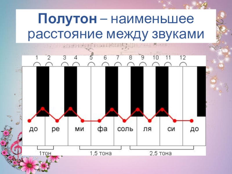 Наименьшее расстояние между. Полутон в Музыке. Тон и полутон в Музыке. Тон и полутон на пианино. Ноты тон полутон.