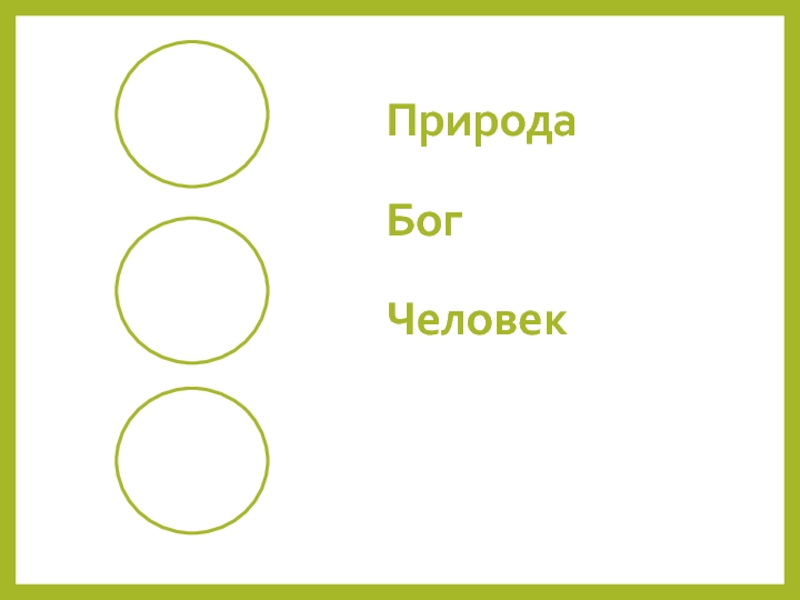 Рисунки на тему отношение христианина к природе